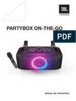 JBL - PartyBox On-The-Go - Owner's Manual - ES