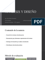 Análisis y Diseño - Clase Unisarc