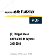 Macromédia FLASH MX: (C) Philippe Roose LIUPPA/IUT de Bayonne 2001-2003