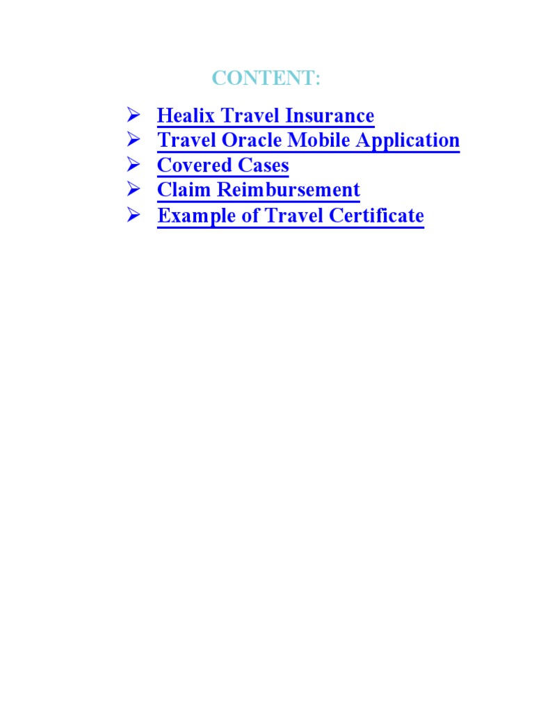 Healix Travel Safe, Online travel risk assessment