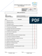 Formato Cédula de Marcas