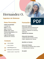Síntesis Curricular - Titulo Universitario - Maria Hernandez - Barinas