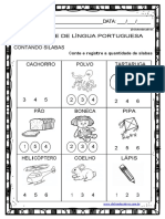 2º Ano - Separação Silábica