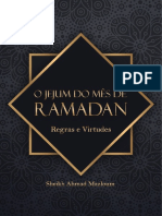 O jejum do mês do ramadan