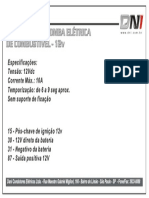 DNI 0330 DNI 0330: Relé Temp. Da Bomba Elétrica de Combustível - 12V