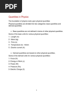 Physics AS Unit 1 01 Introduction and Motion