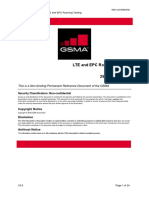 LTE and EPC Roaming Testing 29 October 2020: This Is A Non-Binding Permanent Reference Document of The GSMA