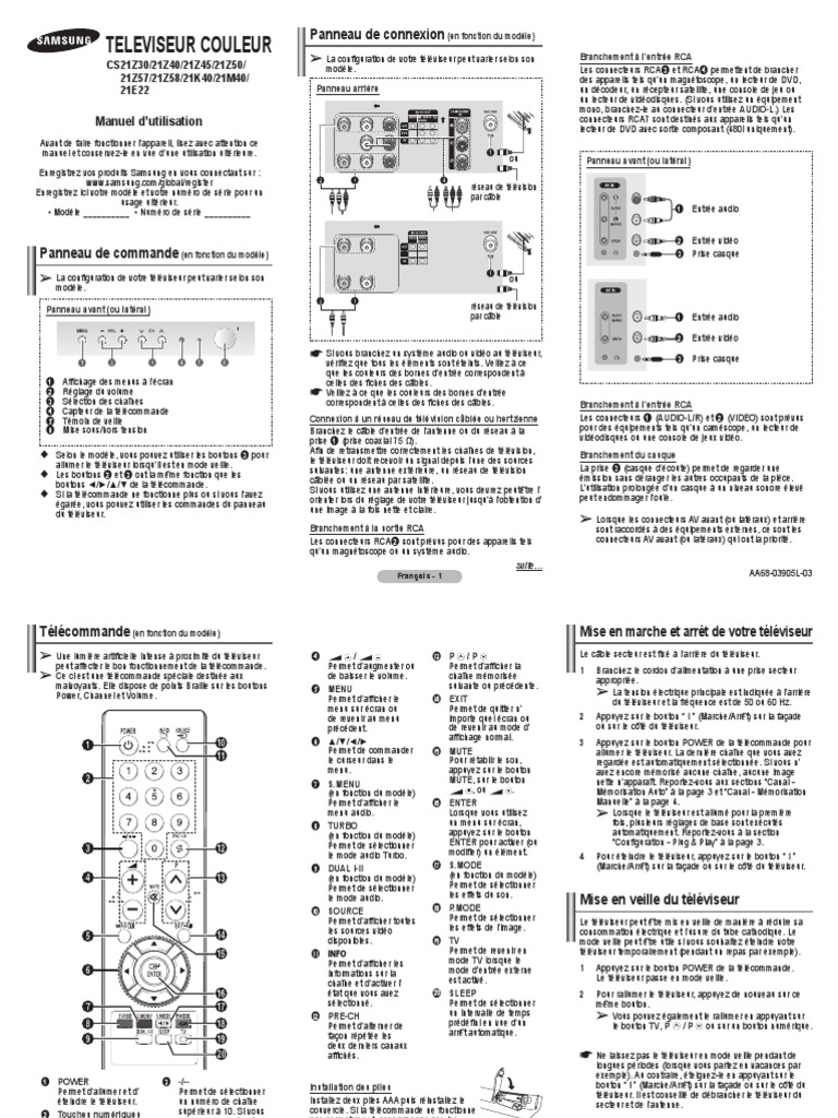 r-glage-tv-saba-et-connexion-antenne-pdf-t-l-commande-connectique