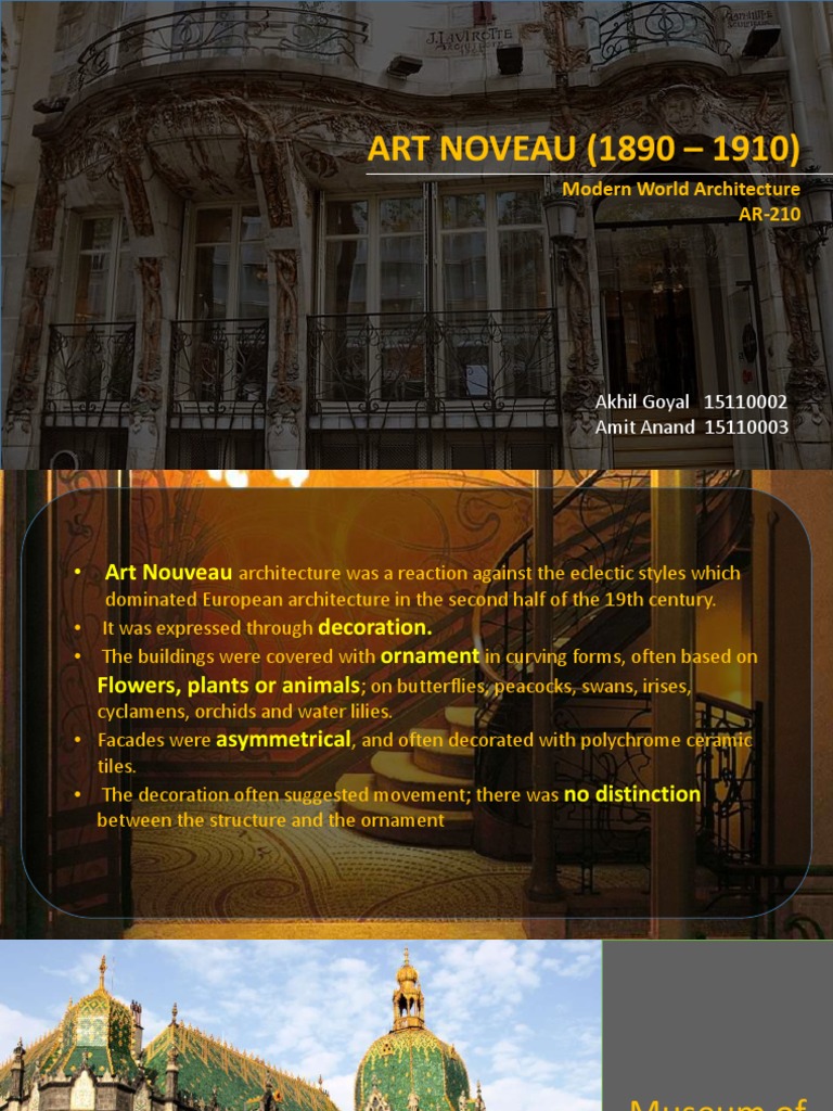 Art Nouveau Architecture: Analyzing Key Characteristics and Design ...