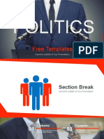 Plantilla PowerPoint de Politica