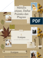 Menulis Kutipan, Daftar Pustaka, Plagiasi