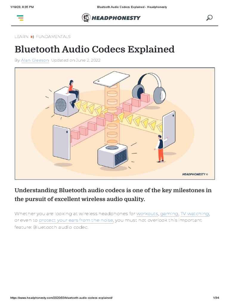 Bluetooth Audio Codecs Explained - Headphonesty | PDF | Data ...