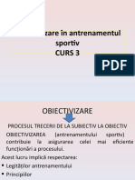 Curs 3 - Obiectivizare in Antrenamentul Sportiv