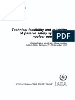 Technical Feasibility and Reliability of Passive Safety Systems For Nuclear Power Plants IAEA-TECDOC-920
