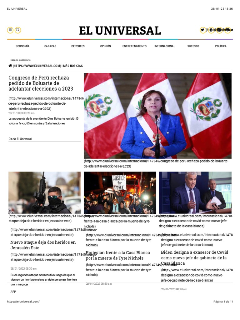 El Universal PDF Venezuela