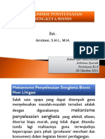 Materi Arbitrase Syariah Pertemuan Ke-8 Mekanisme Penyelesaian Sengketa Bisnis