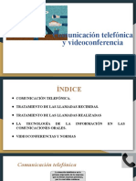 Comunicación Telefónica y Videoconferencia