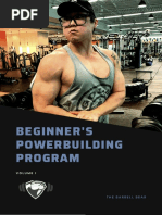 Beginner Powerbuilding Program Vol. 1