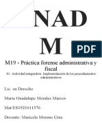 Unad M: M19 - Práctica Forense Administrativa y Fiscal