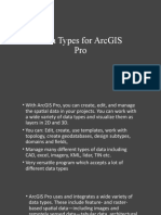Data Types For ArcGIS Pro