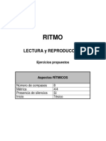 RITMO Lectura y Reproducción Líneas Rítmicas Propuestas