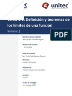 Límites de funciones y teoremas