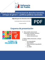 Marco Jurídico Int y Nac Enfoque de Género