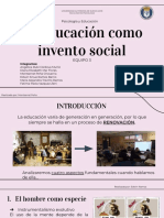 La Educación Como Invento Social