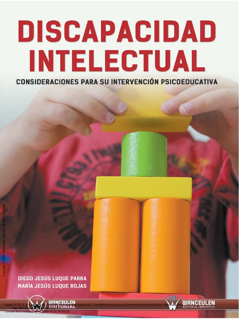 Libro Discapacidad Intelectual Pdf Invalidez Discapacidad Intelectual