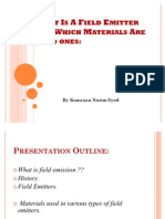 What is a Field Emitter and Which Materials