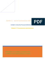 Sesión 3. Juicio Contencioso Administrativo: Unidad 2. Derecho Procesal Administrativo