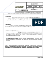 Procedimiento Seguro para La Ejecucion de La Voladura Secundaria en Topes o Bancos Con Presencia de Sulfuros.