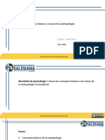 Unidad 1 - Conceptos Básicos y Ramas de La Antropología