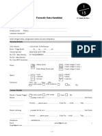Form Data Kandidat