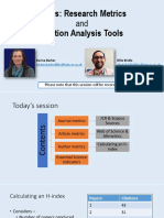 Iskills Researchmetrics Presentation