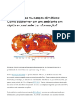 As Plantas e As Mudanças Climáticas - Como Sobreviver em Um Ambiente em Rápida e Constante Transformação - Darwinianas