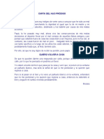 Carta hijo pródigo pide perdón regresar casa