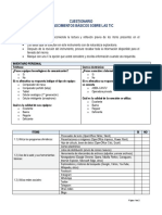 Cuestionario - Conocimientos Básicos Sobre TIC