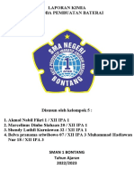 Laporan Hasil Praktikum Kimia Sel Volta Xii Ipa Kel5