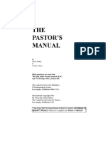  The Pastor's Manual by Gwin Turner