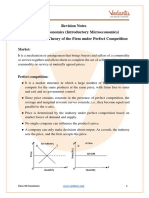 Class 12 Micro Economics Chapter 4 - Revision Notes