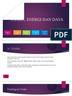 Usaha, Energi Dan Daya