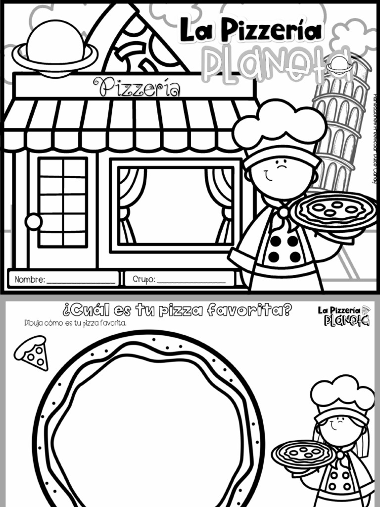 Cuadernillo plan la pizzeria dulce candy pdf pizza