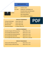 Curiculum Vitae Cahyadi, S.kom