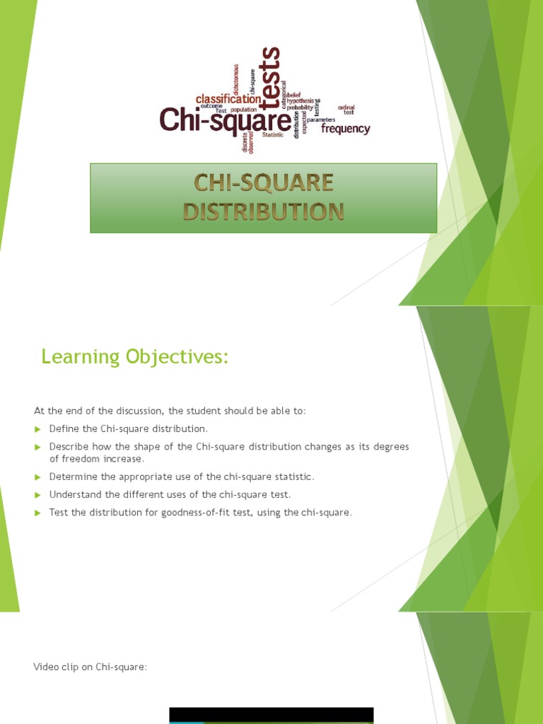 Module 5a Chi Square - Introduction - Goodness of Fit Test | PDF | Chi ...