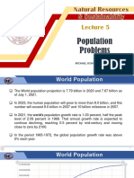 Lecture 5 - Population Problems