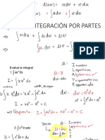 PIZARRA SEMANA 8 INTEGRACIÓN POR PARTES