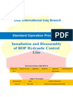 SOP-15-Installation and Disassembly of BOP Hydraulic Control Line