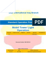 Mobil Tower Light Operation Procedure