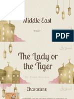 Middle East Marketing: The Lady or the Tiger